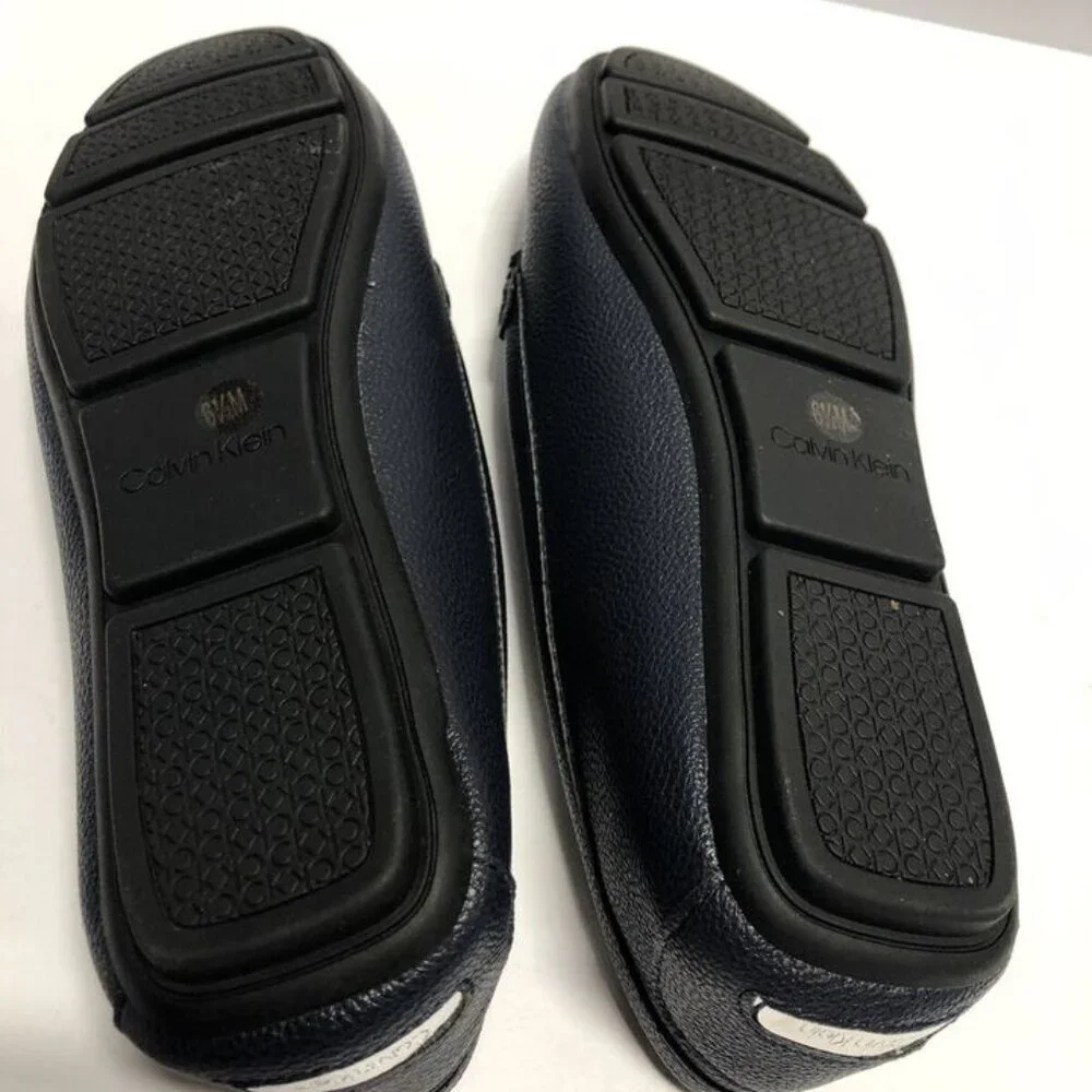Calvin Klein Women’s Lisette, Blue Slip-on Loafers, Size 6.5M